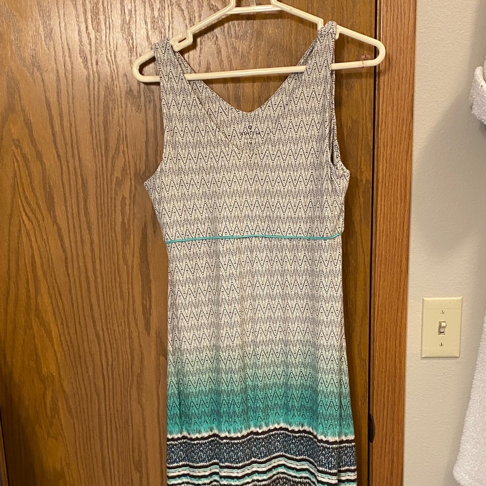 Athleta Black and White Patterned Dress